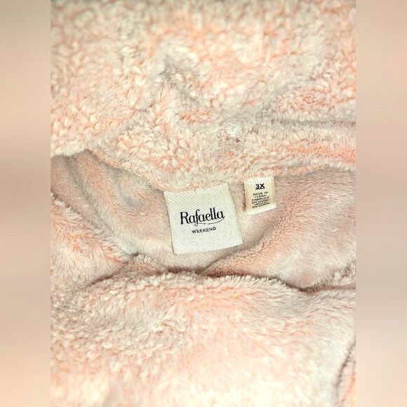 Rafaella Womens Super soft, Light Pink, Pull over, high neck sweater. Size 3X - Picture 6 of 7